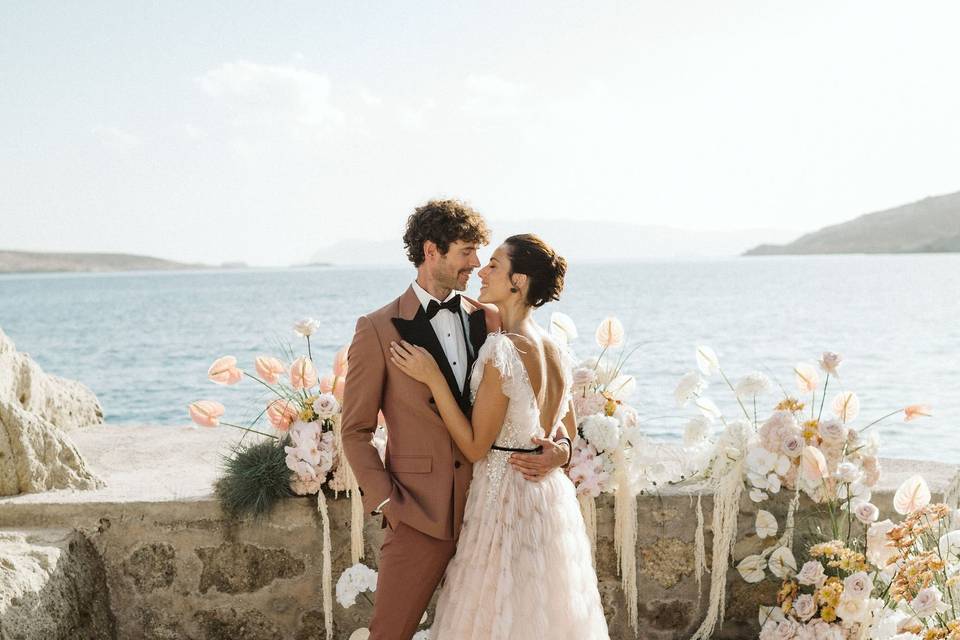 destination wedding santorini