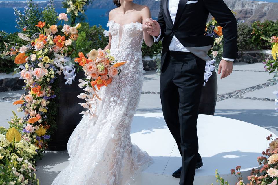 destination wedding santorini