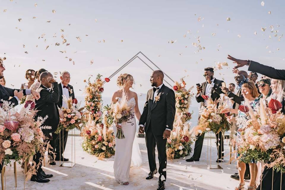 wedding in santorini