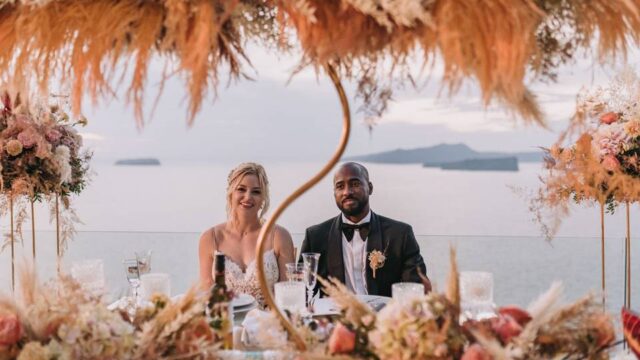 wedding in santorini