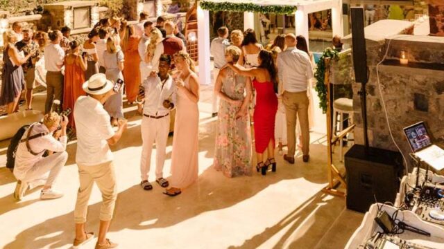 wedding in santorini