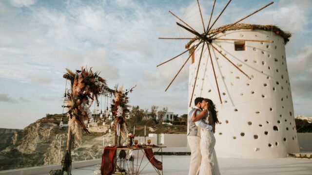 destination wedding santorini