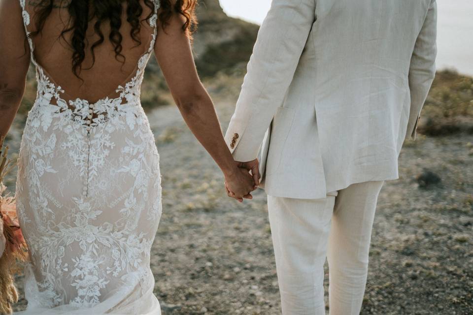 wedding in santorini
