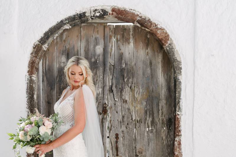 wedding in santorini