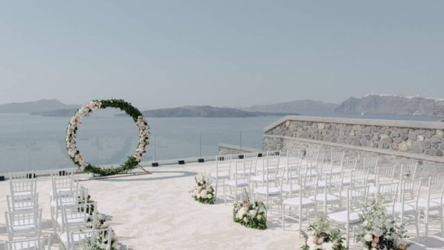 wedding in santorini