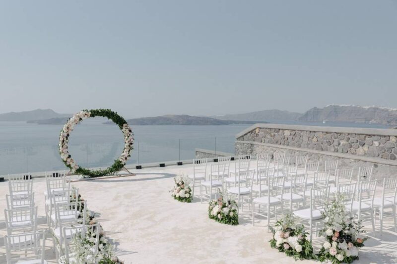wedding in santorini