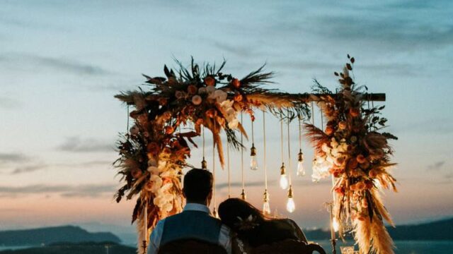 wedding in santorini