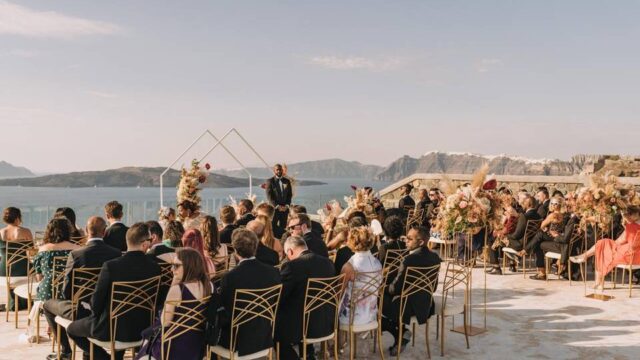 wedding in santorini
