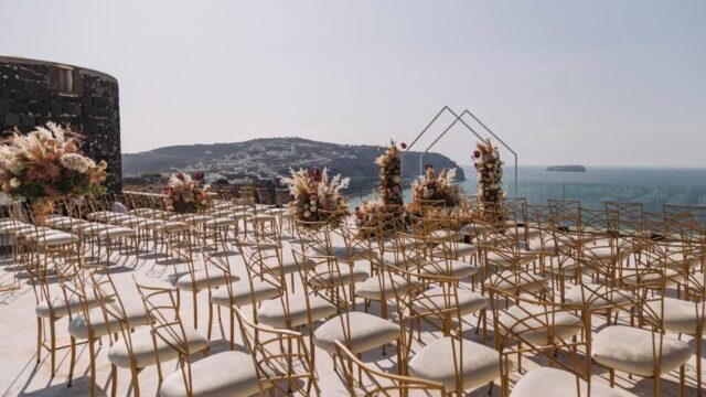 wedding in santorini