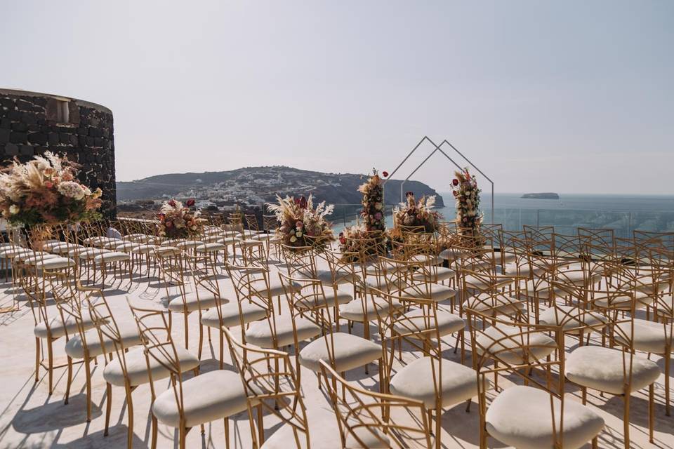 wedding in santorini