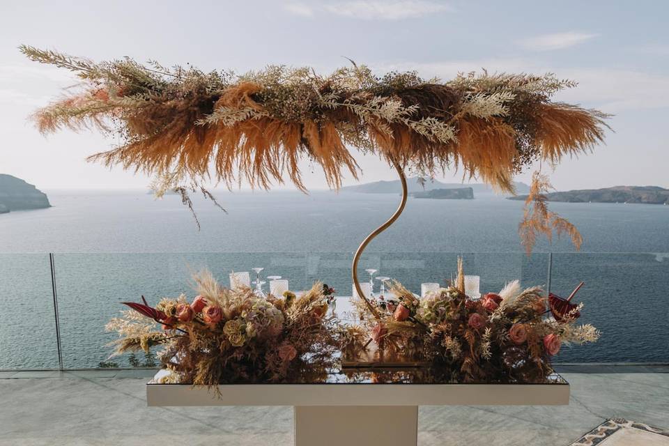 wedding in santorini