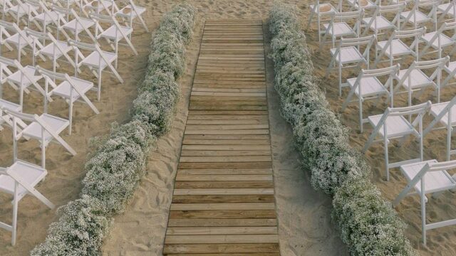 beach wedding in greece