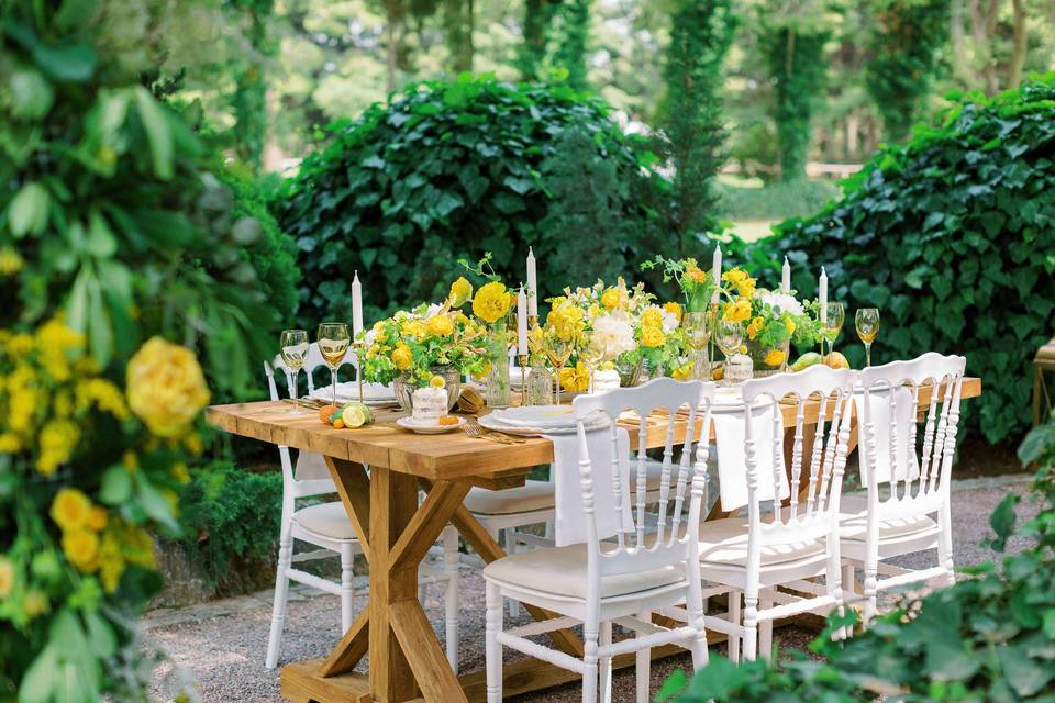 greece wedding table decorations