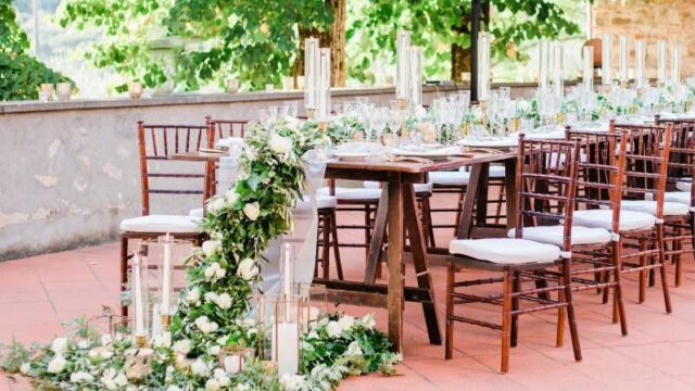 greece wedding table decorations