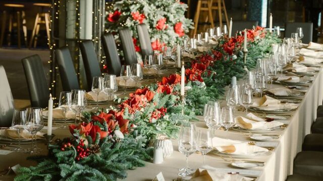 greece wedding table decorations