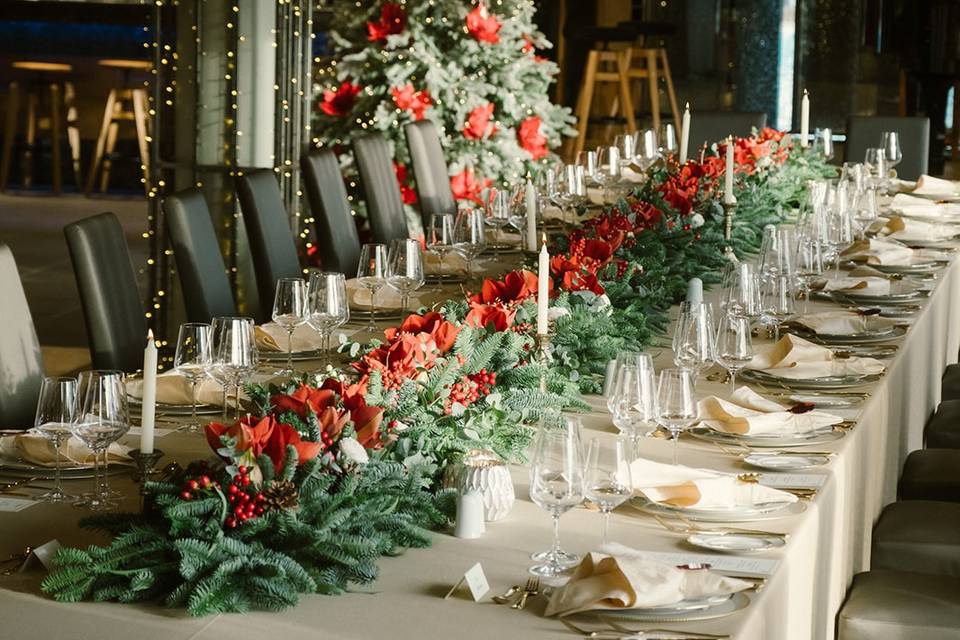 greece wedding table decorations