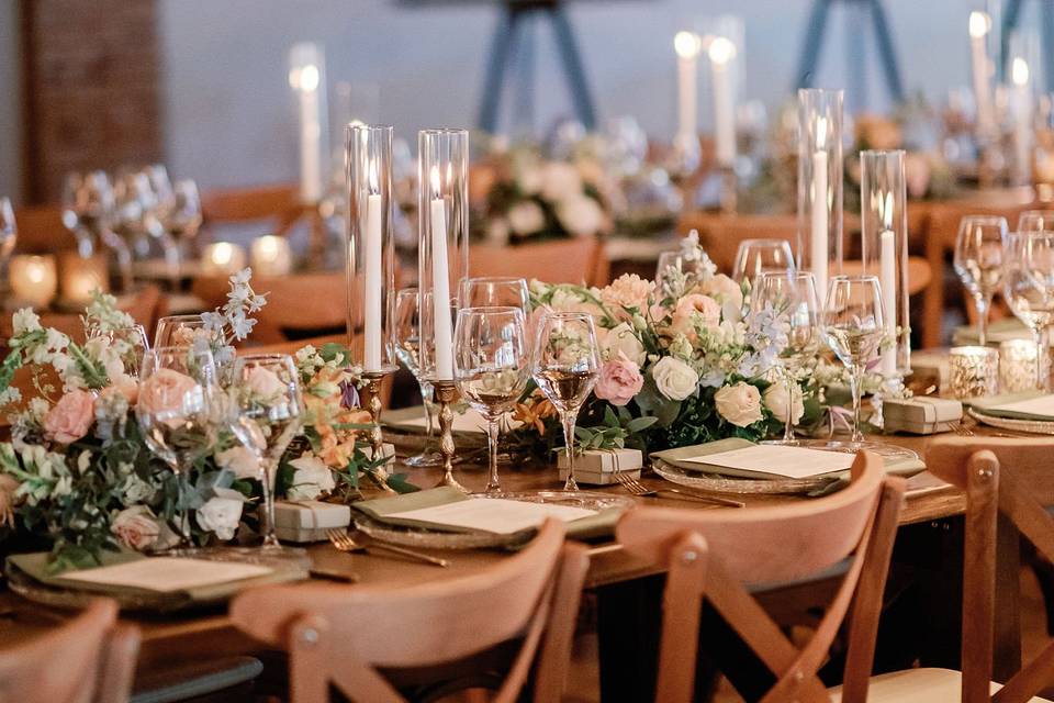 greece wedding table decorations
