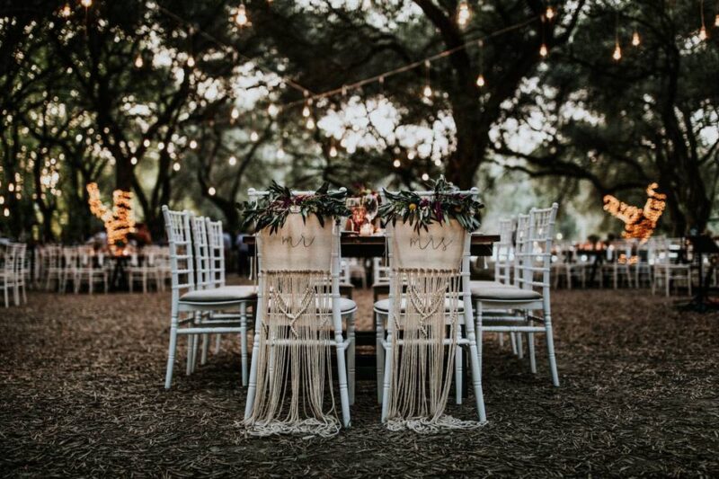 wedding in greece table setting