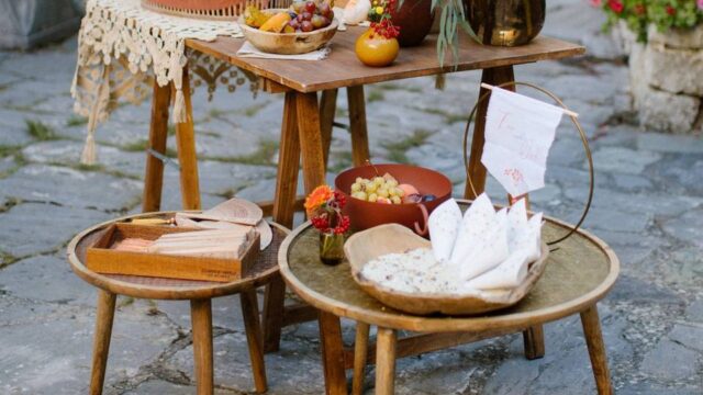 wedding in greece table setting