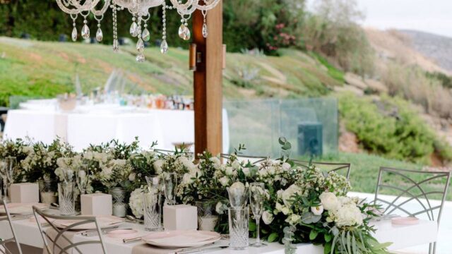 greece wedding table
