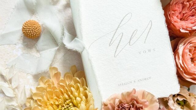 a guest book at a greek wedding