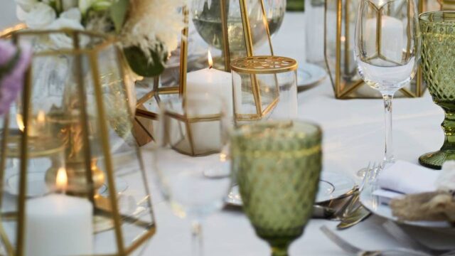 wedding table decorations