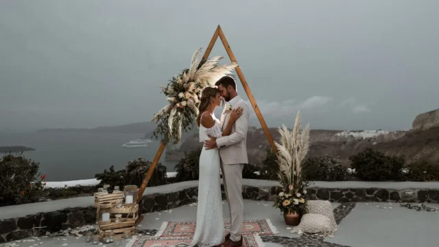 Santorini destination wedding photographer