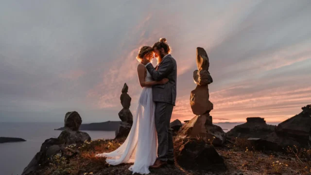 Santorini destination wedding photographer