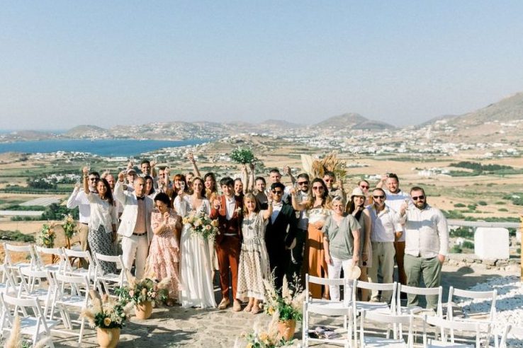 Greek island wedding villa
