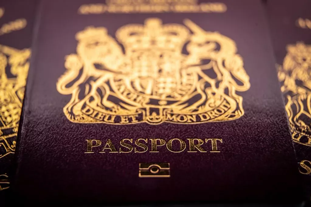 A close-up of a British passport, the paperwork a destination wedding needs