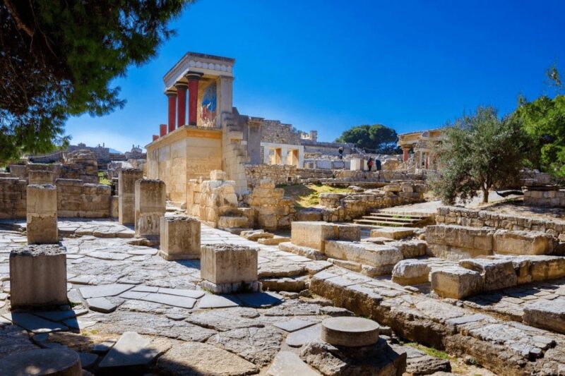 Minoan palace of Knossos on Crete
