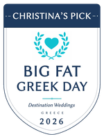 Christina's Pick 2026 badge Big Fat Greek Day