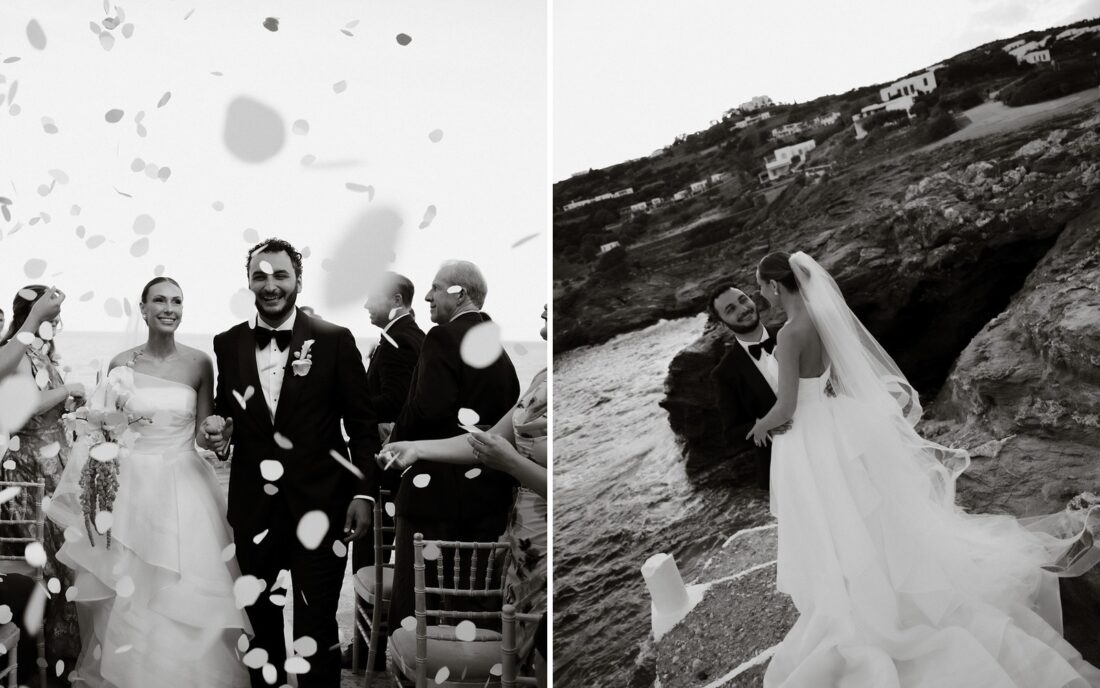 Real Weddings: Kendall and Taylor’s Two-Ceremony Wedding on Sifnos