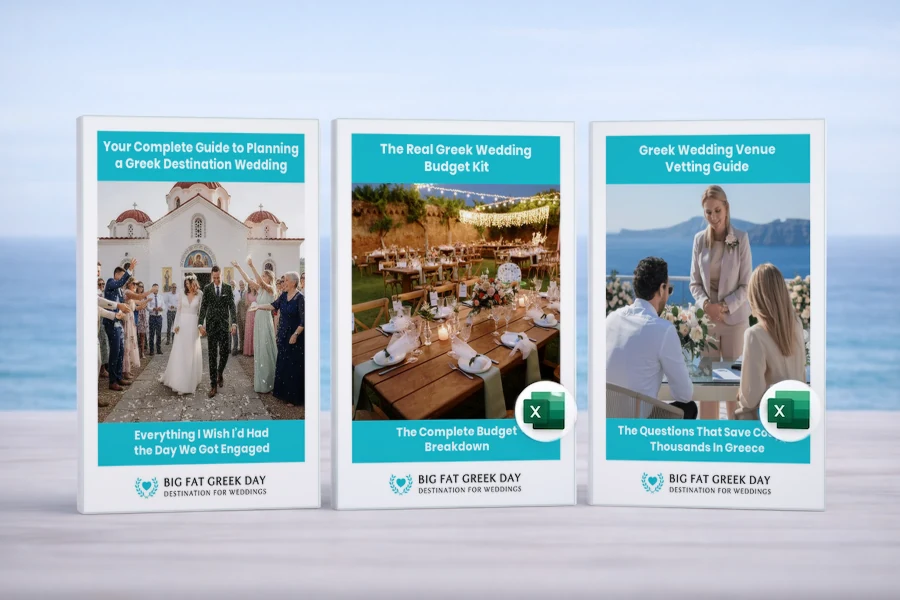 The Complete Greek Wedding Planning Bundle covers