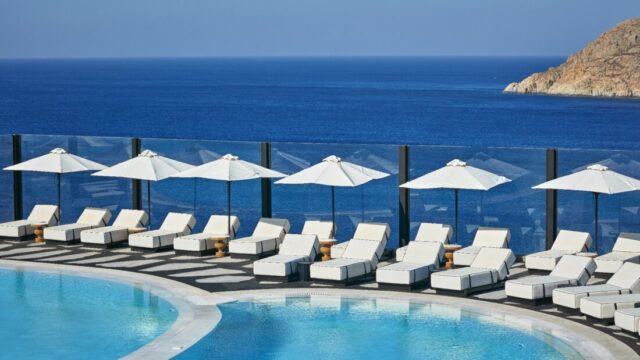 Royal Myconian resort, Elia Beach, Mykonos
