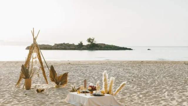 Wedding Tales Crete, homepage boho table setting