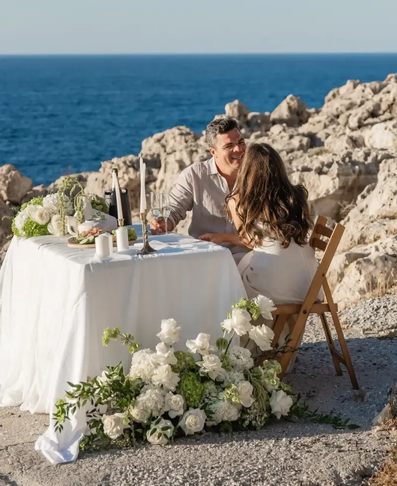Wedding Tales Crete, homepage proposal image